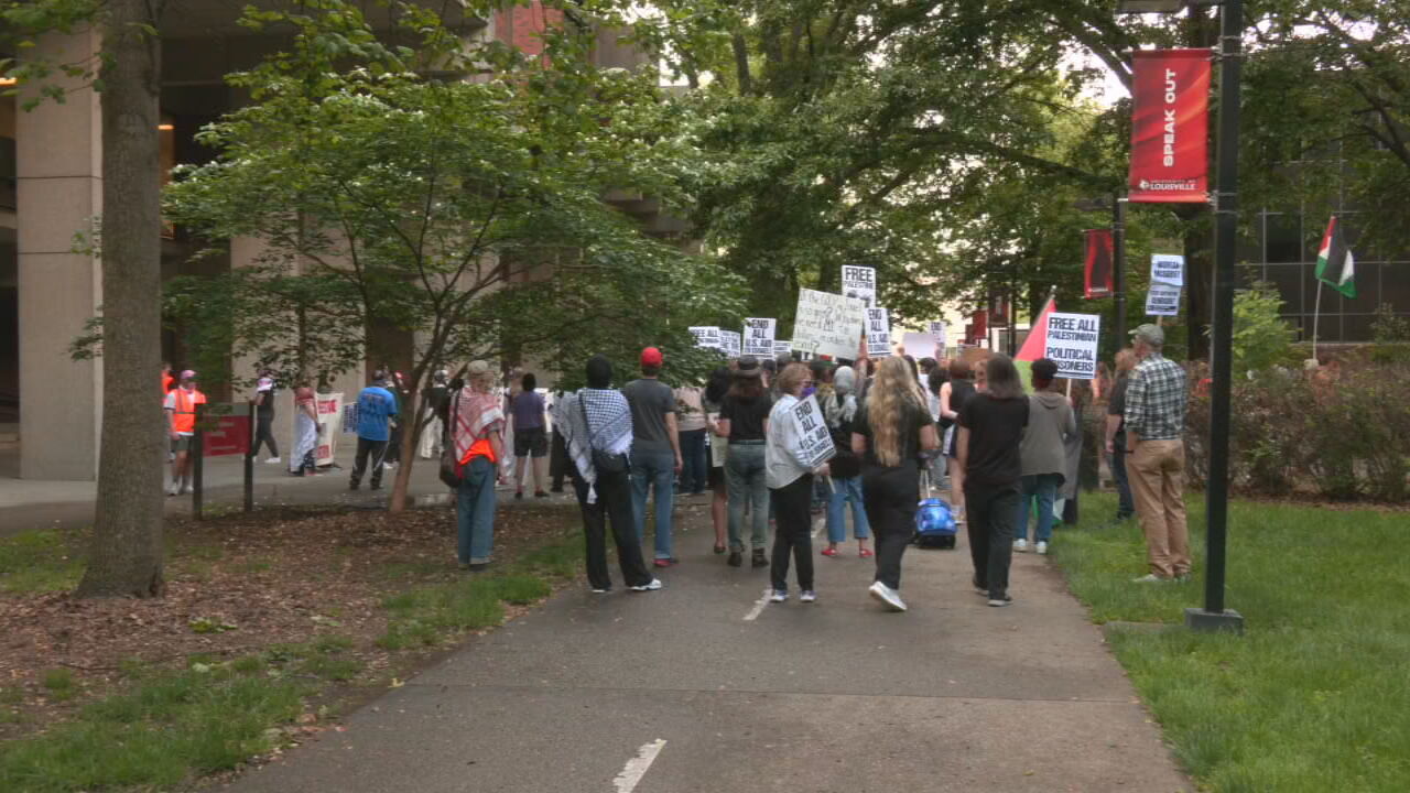 UofL pro-Palestine protest 5-15-24
